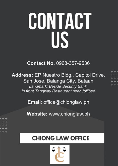 chiong law office balanga, bataan